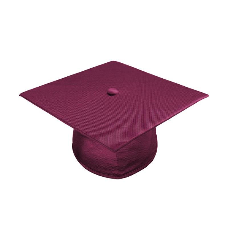Shiny Maroon Bachelors Academic Cap & Gown - Graduation Cap&Gown