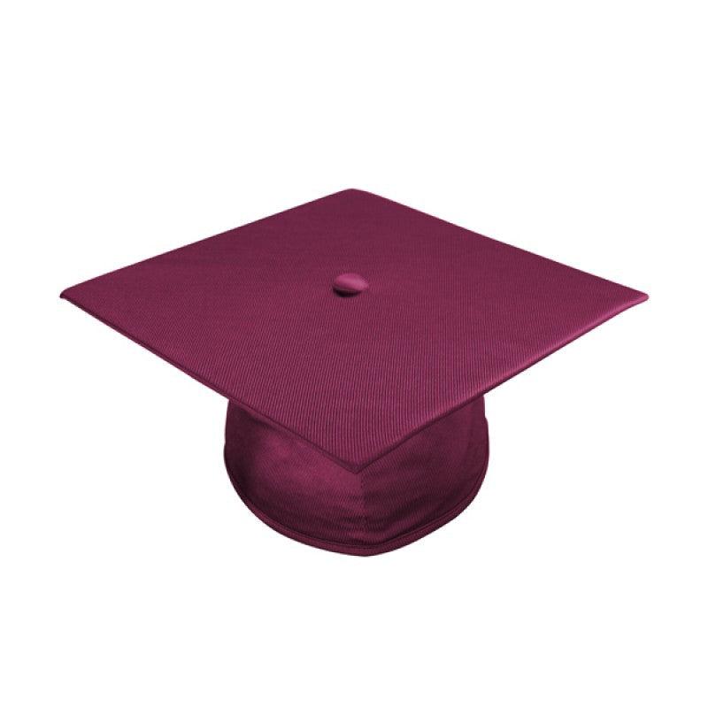 Shiny Maroon High School Cap & Gown - Graduation Cap&Gown