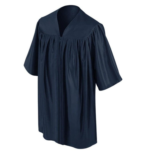 Shiny Navy Blue Kindergarten/Preschool Gown - Graduation Cap&Gown