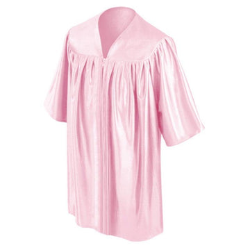 Shiny Pink Kindergarten/Preschool Gown - Graduation Cap&Gown