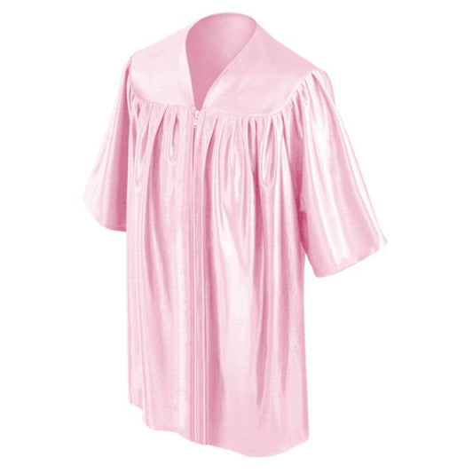 Shiny Pink Kindergarten/Preschool Gown - Graduation Cap&Gown
