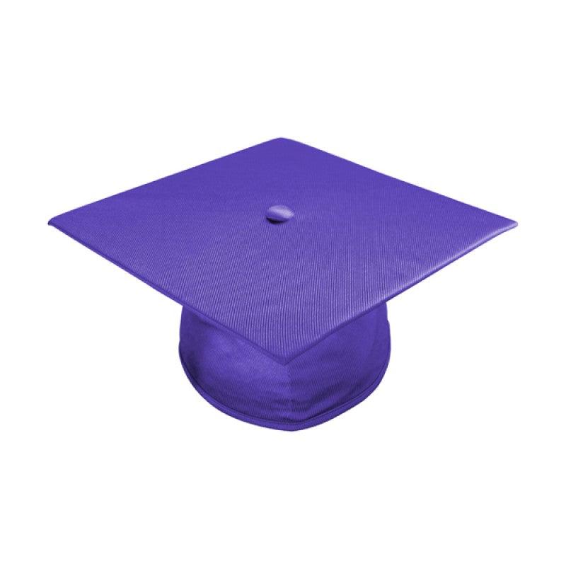 Shiny Purple Bachelors Cap & Gown - Graduation Cap&Gown