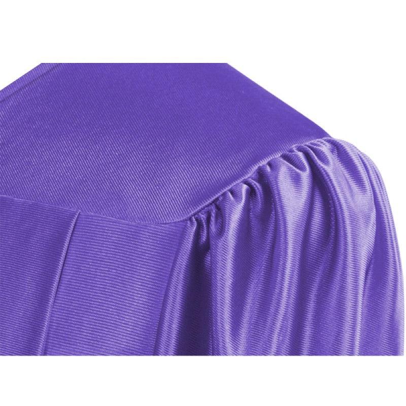 Shiny Purple Bachelors Academic Cap & Gown - Graduation Cap&Gown