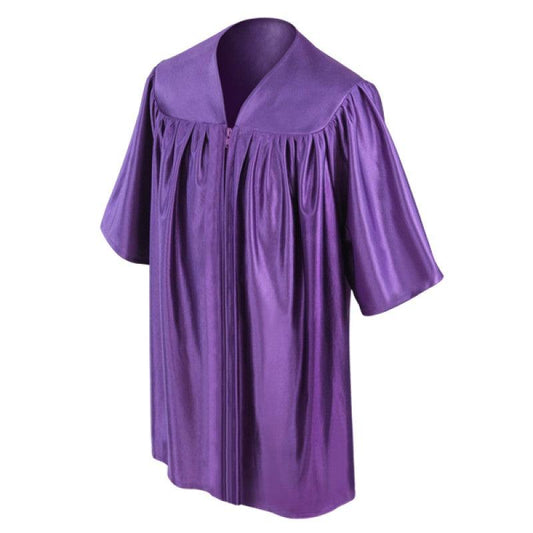 Shiny Purple Kindergarten/Preschool Gown - Graduation Cap&Gown