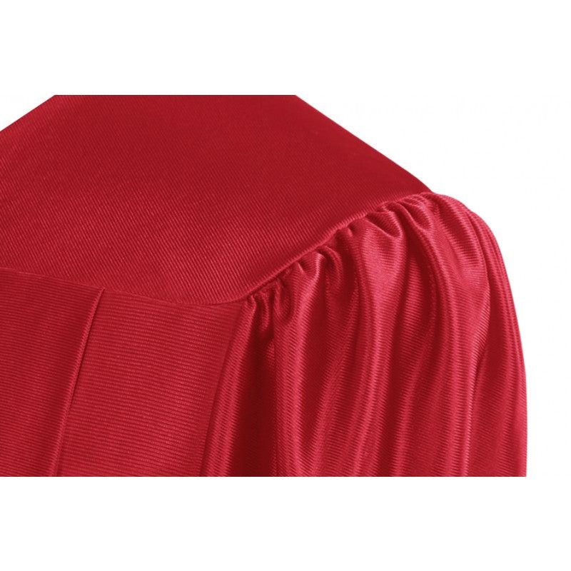Shiny Red Bachelors Academic Cap & Gown - Graduation Cap&Gown