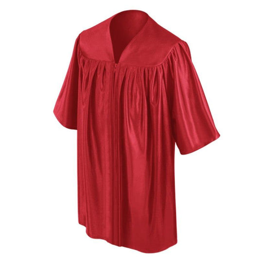 Shiny Red Kindergarten/Preschool Gown - Graduation Cap&Gown