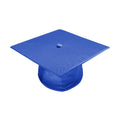 Shiny Royal Blue Junior High/Middle School Cap & Gown - Graduation Cap&Gown