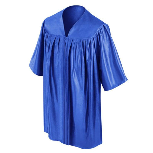 Shiny Royal Blue Kindergarten/Preschool Gown - Graduation Cap&Gown
