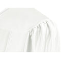 Shiny White Bachelors Cap & Gown - Graduation Cap&Gown