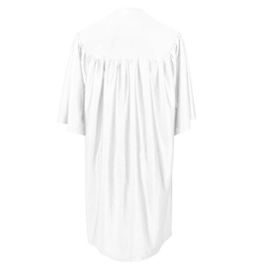 Shiny White Kindergarten/Preschool Cap & Gown - Graduation Cap&Gown