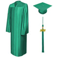 12 Colors Shiny Elementary Graduation Cap and Gown - Graduation Cap&Gown