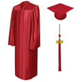 Shiny Red Bachelors Academic Cap & Gown - Graduation Cap&Gown