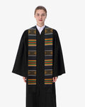 Kente Graduation Stole with Black Tassel - Graduation Cap&Gown