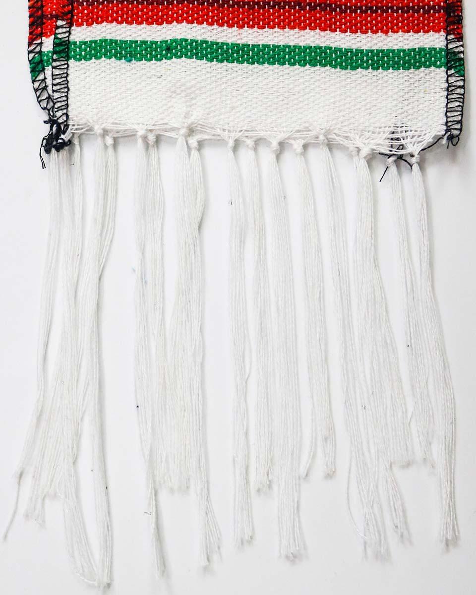 Mexican Serape Graduation Stole with White Tassel - 7 Colors Available - Graduation Cap&Gown