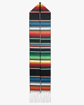 Mexican Serape Graduation Stole with White Tassel - 7 Colors Available - Graduation Cap&Gown