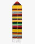 Mexican Serape Graduation Stole with White Tassel - 7 Colors Available - Graduation Cap&Gown