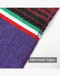 Mexican Serape Graduation Stole with White Tassel - 7 Colors Available - Graduation Cap&Gown