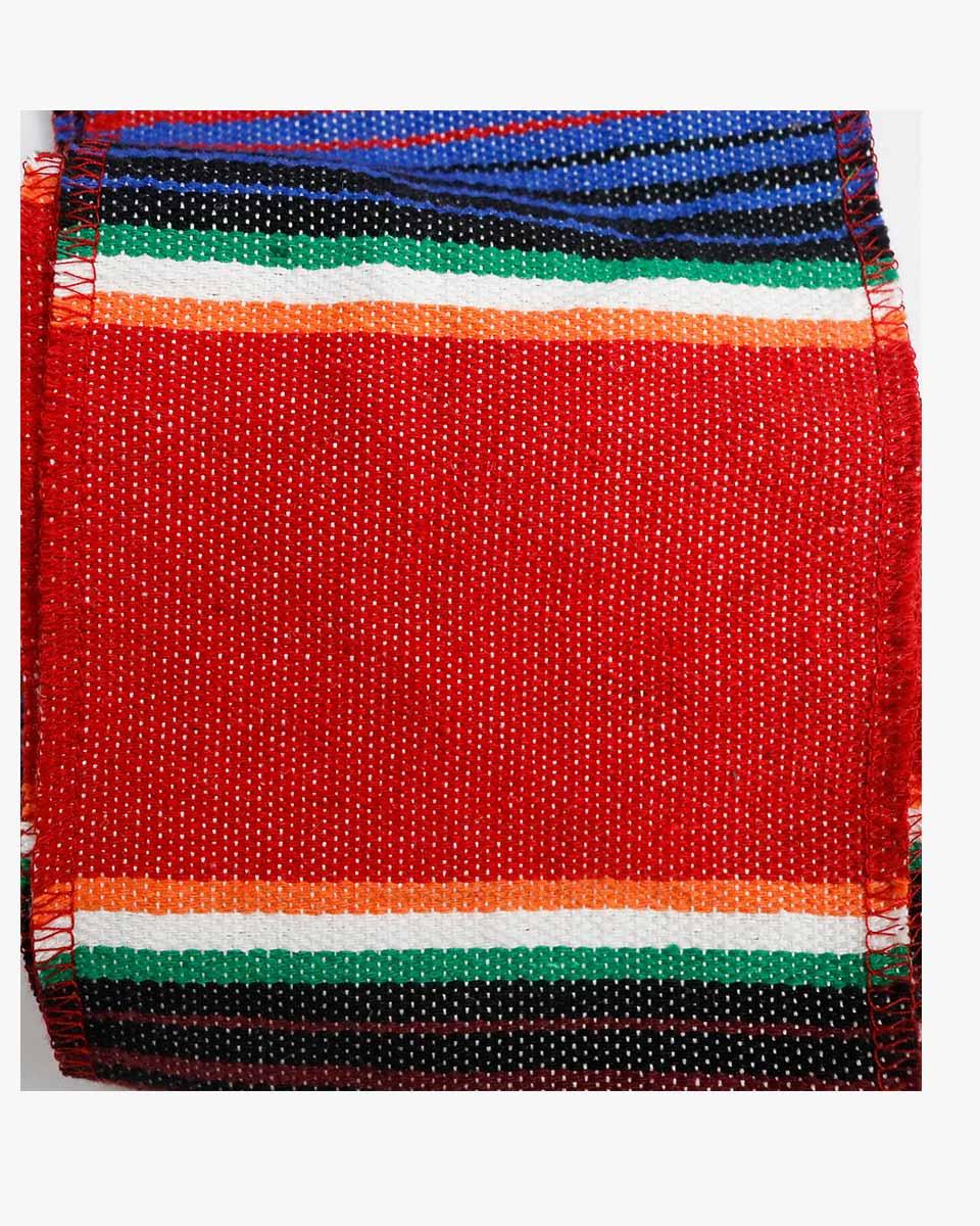 Mexican Serape Graduation Stole with White Tassel - 7 Colors Available - Graduation Cap&Gown