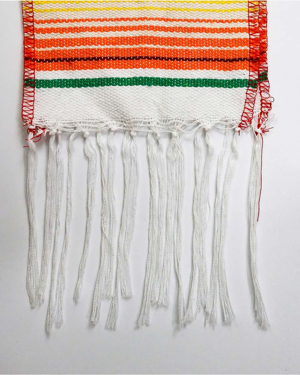 Mexican Serape Graduation Stole with White Tassel - 7 Colors Available - Graduation Cap&Gown