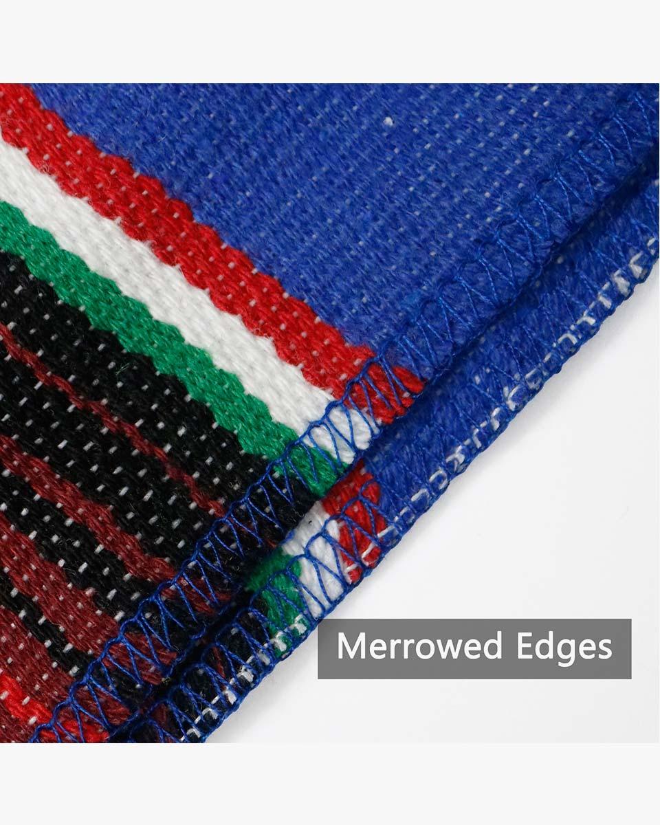 Mexican Serape Graduation Stole with White Tassel - 7 Colors Available - Graduation Cap&Gown