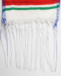 Mexican Serape Graduation Stole with White Tassel - 7 Colors Available - Graduation Cap&Gown