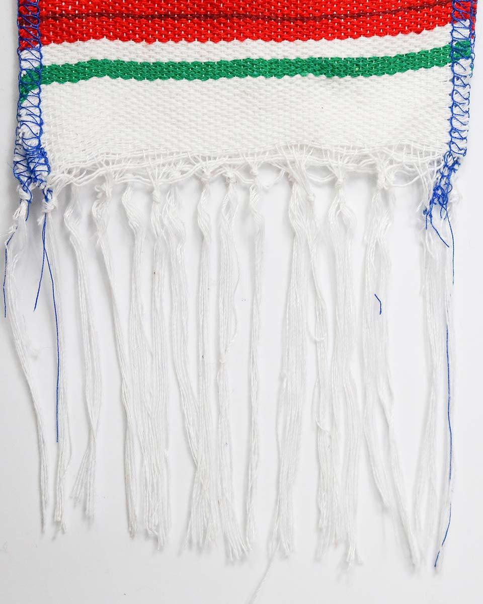 Mexican Serape Graduation Stole with White Tassel - 7 Colors Available - Graduation Cap&Gown