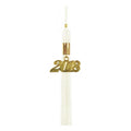 White Academic Tassel 2023 - Graduation Cap&Gown