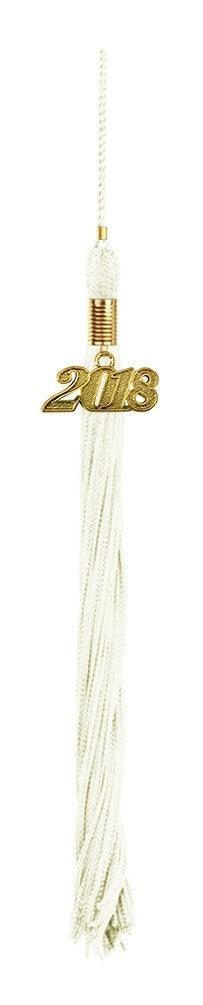 White Academic Tassel 2023 - Graduation Cap&Gown