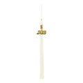 White Academic Tassel 2023 - Graduation Cap&Gown