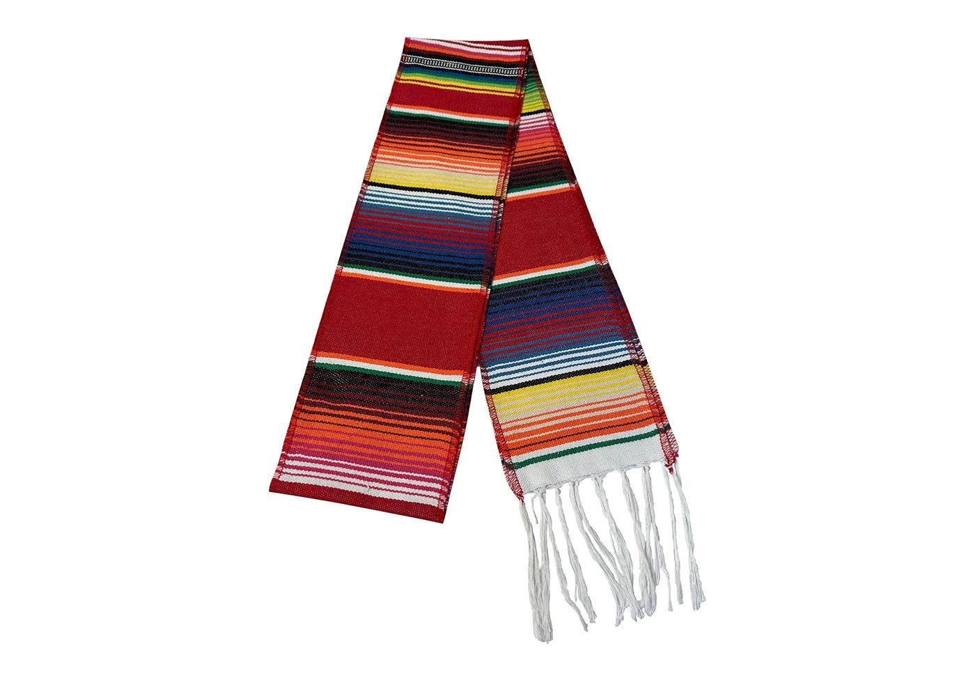 Red Mexican Serape Graduation Stole/Sash - Graduation Cap&Gown